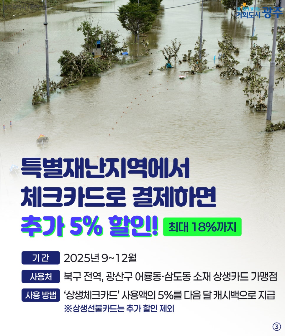 이건 특별 할인이야~ 광주상생카드 9~12월 13% 특별 할인! 첨부이미지 : 3333.jpg